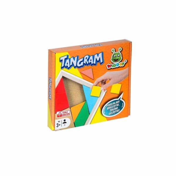 7 Parça Ahşap Tangram - 1