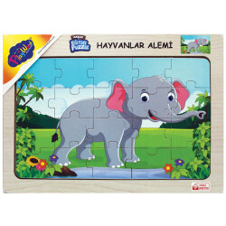 Ahşap Eğitici Puzzle Hayvanlar - 6