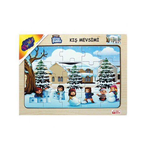 Playwood Ahşap Eğitici Puzzle Kış Mevsimi - 5