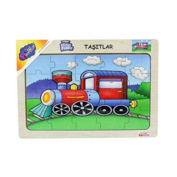 Ahşap Eğitici Puzzle Taşıtlar - 1