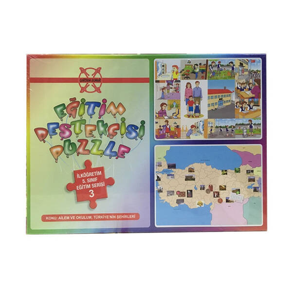 Ailem Ve Okulum Şehirler 96 108 Puzzle - 2