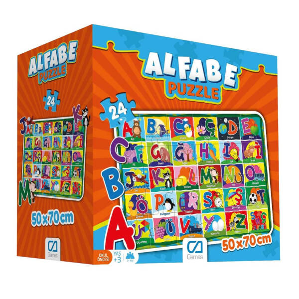 Alfabe Eğitici Puzzle 24 Parça - 1