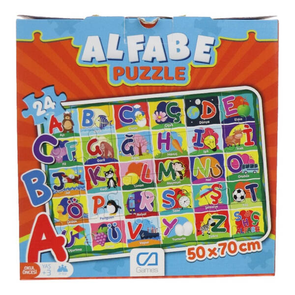 Alfabe Eğitici Puzzle 24 Parça - 2