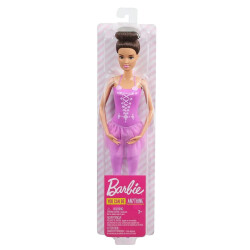 Barbie Balerin Bebekler/Kumral Lila Elbiseli - 1