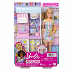 Barbie Dondurma Dükkanı Oyun Seti - 1