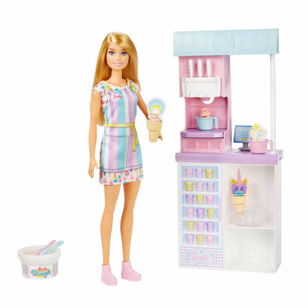 Barbie Dondurma Dükkanı Oyun Seti - 5