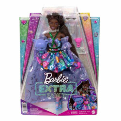 Barbie Extra Fancy - Mor Kostümlü Bebek - 1