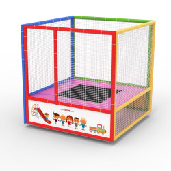 Bebeji Soft Play Trambolin 200x200x200 - 2