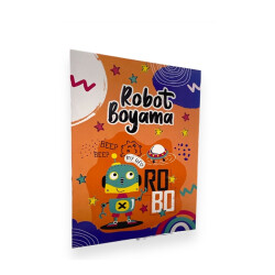 Boyama Kitabı /Robot Boyama - 2
