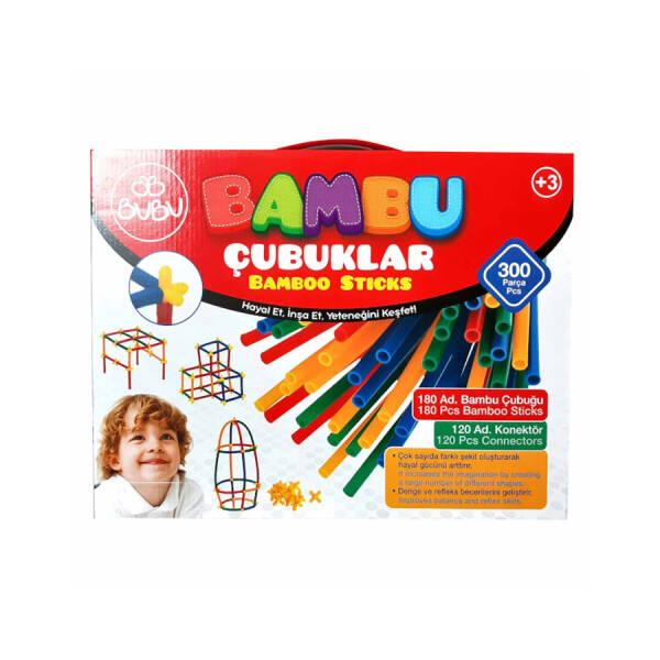 Bu-Bu Bambu Çubuklar 300 Parça - 2