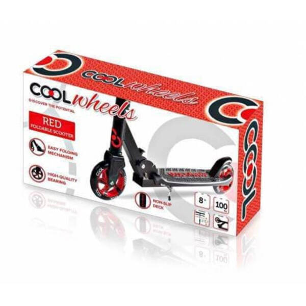 Cool Wheels Katlanır Scooter 8+ Kırmızı - 1