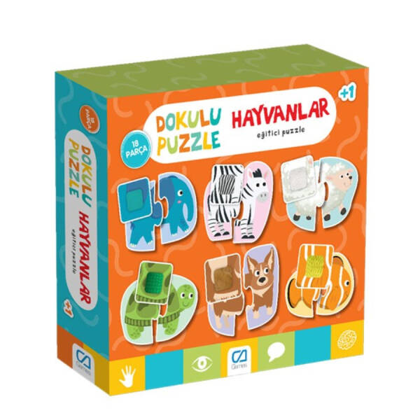 Dokulu Puzzle Hayvanlar - 1