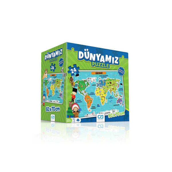 Dünyamız Eğitici Puzzle 24 Parça - 1