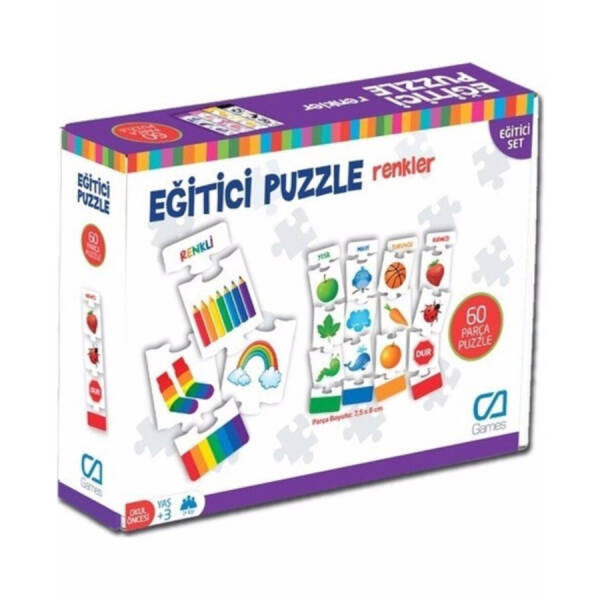 Eğitici Puzzle Renkler 60 Parça - 1