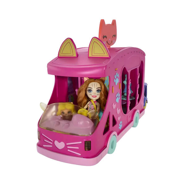 Enchantimals Kedi Temalı Moda Otobüsü - 2