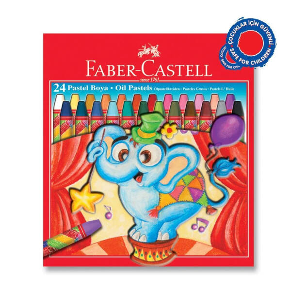 Faber Castel Karton Kutu Pastel Boya 24r - 1