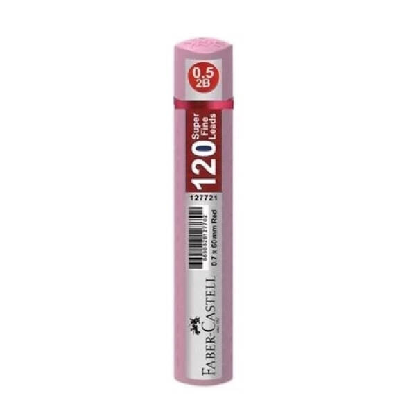 Faber Castell Min 0.5 Kalem Ucu 120 Li Pembe Tüp - 1