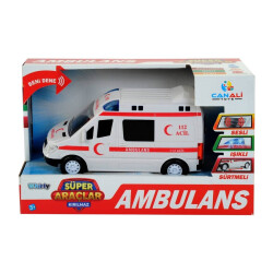 Işıklı Sesli Pilli Ambulans - 1