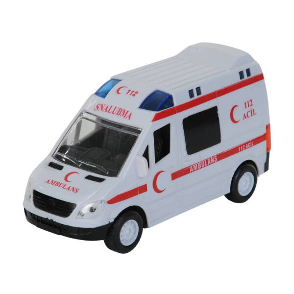 Işıklı Sesli Pilli Ambulans - 2