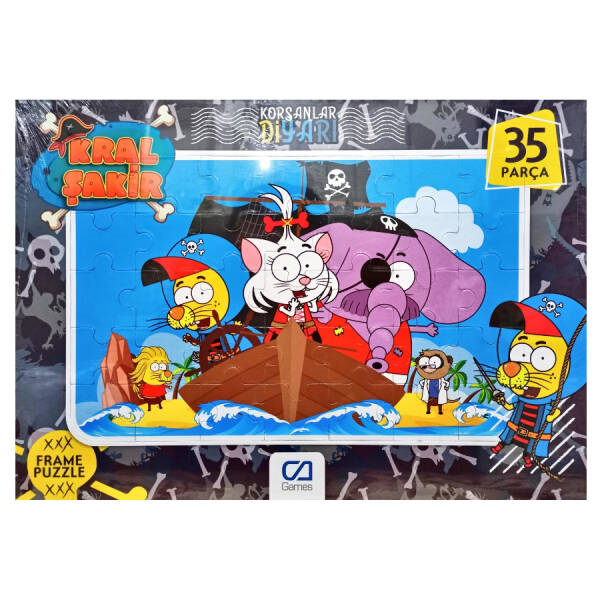 Kral Şakir Korsanlar Diyarı 35 Parça Puzzle - 1