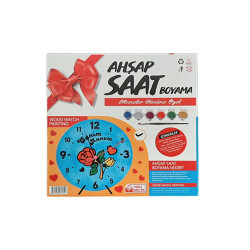 Kumtoys Ahşap Saat Boyama - 6