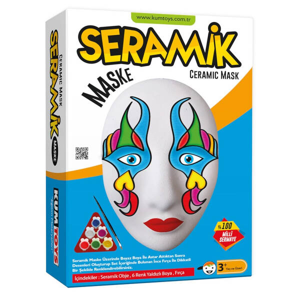 Kumtoys Seramik Maske - 1