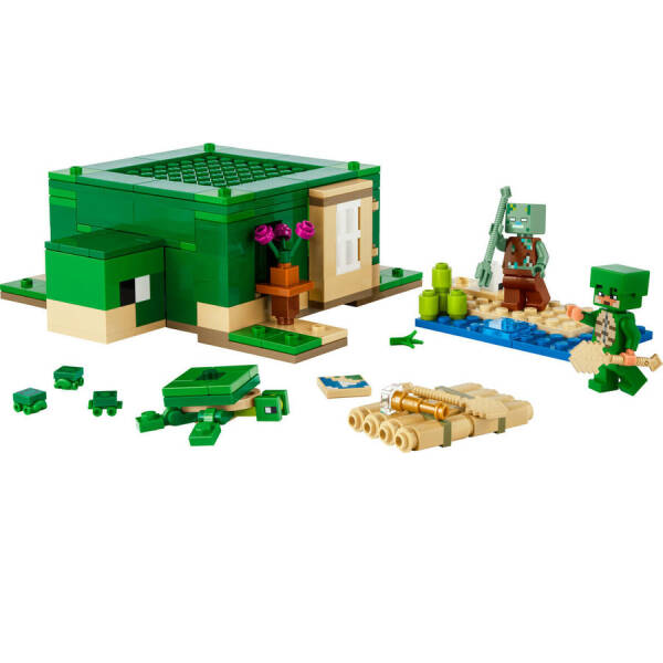 Lego Minecraft Kaplumbağa Plaj Evi - 2