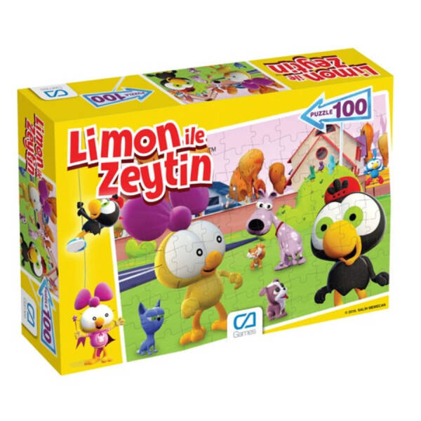 Limon ve Zeytin 100 Parça Puzzle - 1