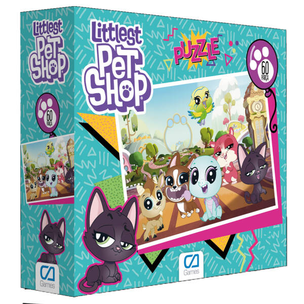 Littlest Pet Shop Puzzle 60 Parça - 1