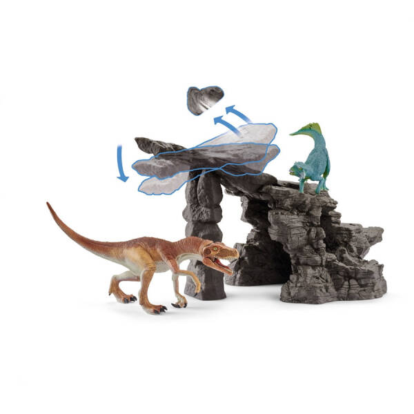 Mağaralı Dino Set - 4