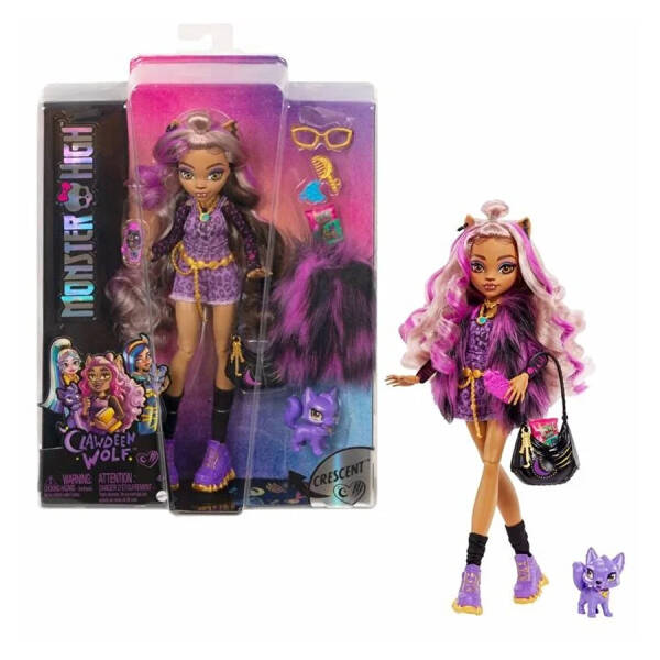 Monster High Ana Karakter Bebekler/Clawdeen Wolf - 3