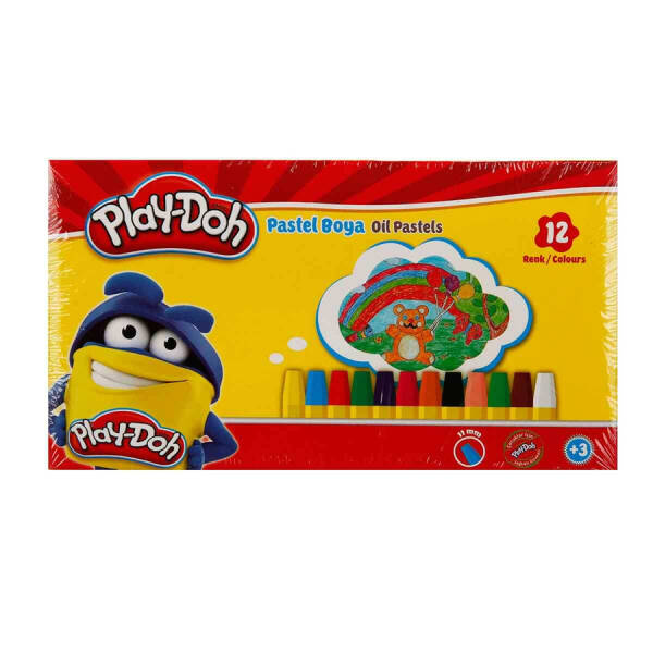 Play-Doh 12 Renk Pastel Boya - 1