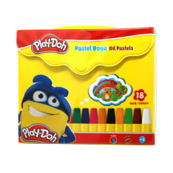 Play-Doh 18 Renk Pastel Boya Çantalı - 2