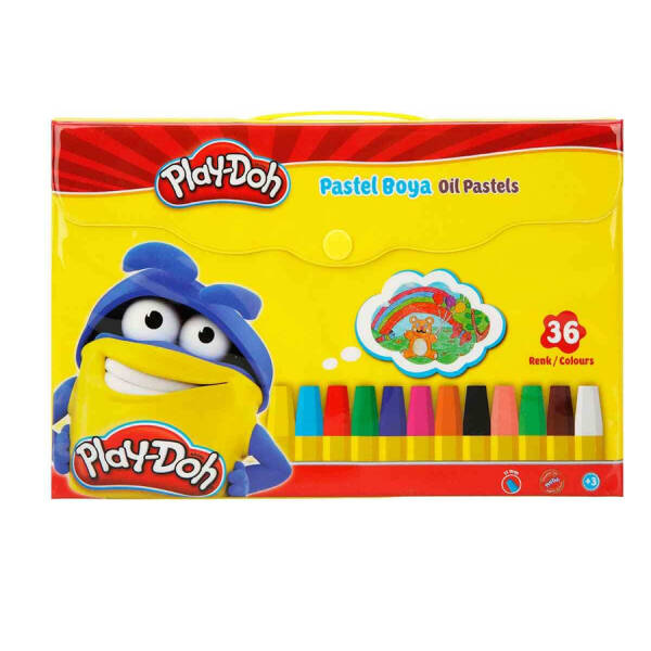 Play-Doh Pastel Boya Çantalı 36 Renk - 1