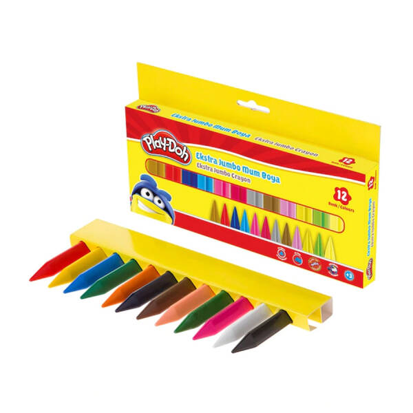 Play-Doh Silin.Crayon (Mum) Boya 12 Renk (Karton) - 4