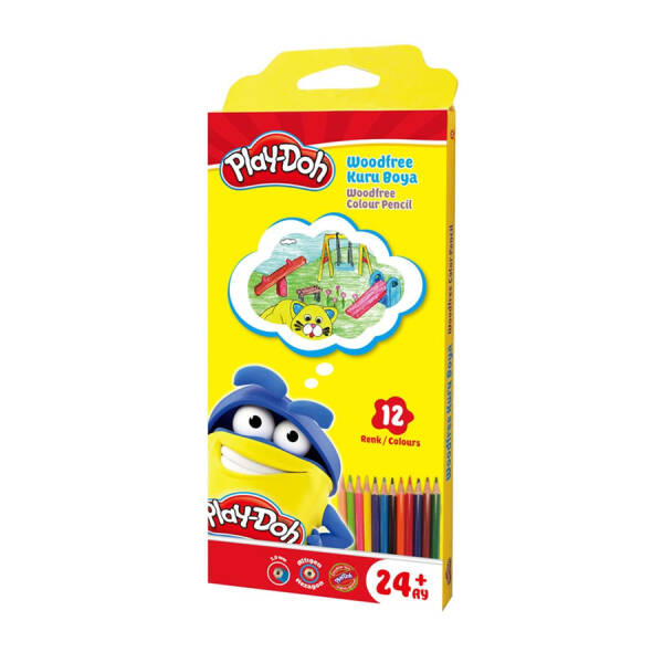 Play-Doh Woodfree Altıgen Kuruboya - 1