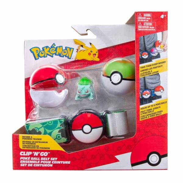 Pokemon Pokeball Kemer ve Figür Seti- Bulbasaur - 1