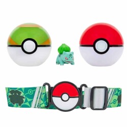 Pokemon Pokeball Kemer ve Figür Seti- Bulbasaur - 2