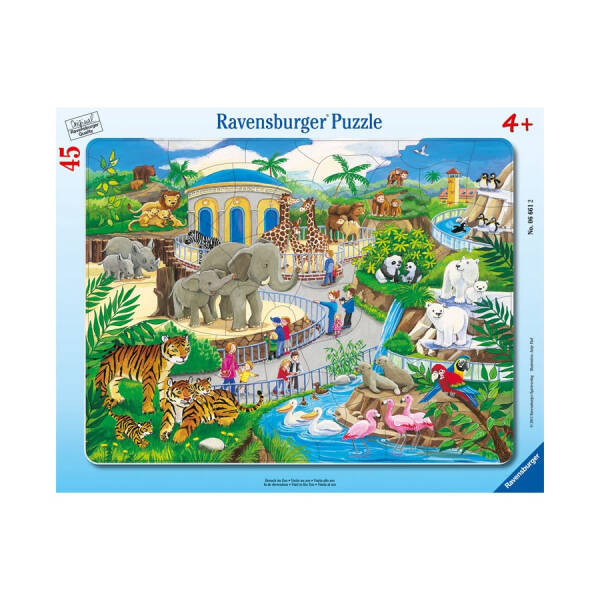 Ravensburger Hayvanat Bahçesi 45 Parça Puzzle - 1