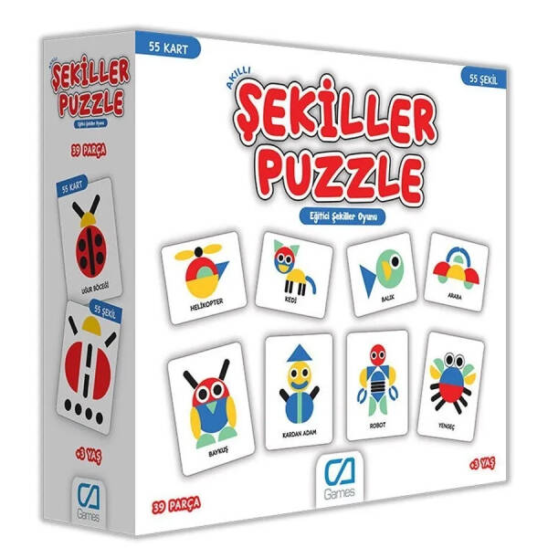 Şekiller Puzzle 55 Şekil - 1