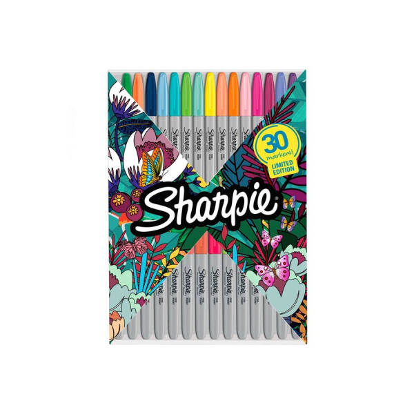 Sharpie Fine Permanent Markör 30 Lu Zarf - 1