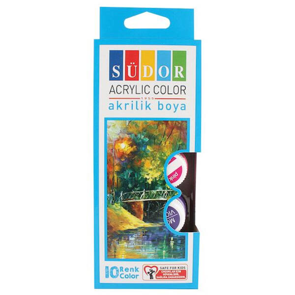 Südor Akrilik Boya Set 10x15 ML - 1