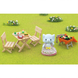 Sylvanian Families Barbekü Piknik Fil Kız - 3