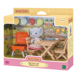 Sylvanian Families Barbekü Piknik Fil Kız - 4