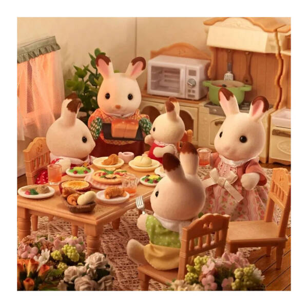 Sylvanian Families Çikolata Kulaklı Tavşan Ailesi - 3