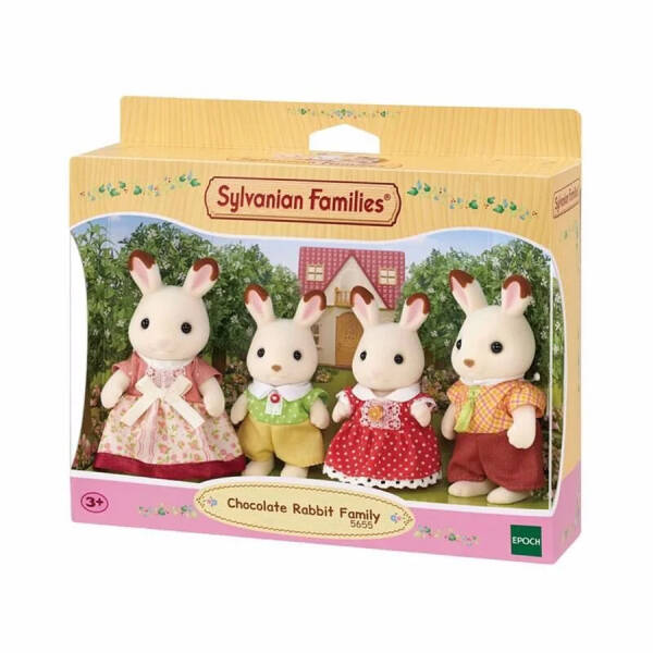 Sylvanian Families Çikolata Kulaklı Tavşan Ailesi - 1