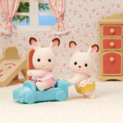 Sylvanian Families İkiz Çikolata Kulaklı Tavşan Bebekler - 3