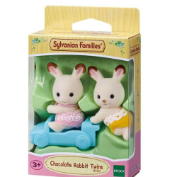 Sylvanian Families İkiz Çikolata Kulaklı Tavşan Bebekler - 1