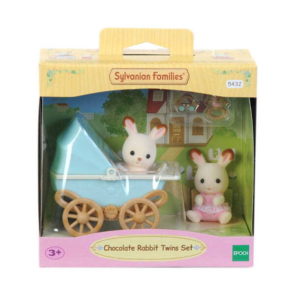 Sylvanian Families Çikolata Kulaklı Tavşan İkizler - 1