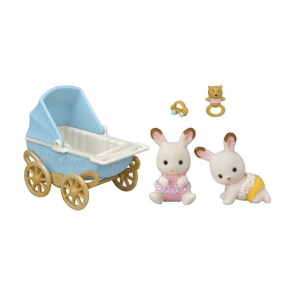 Sylvanian Families Çikolata Kulaklı Tavşan İkizler - 3